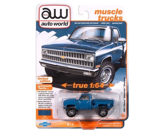 1981 Chevrolet Silverado Stepside 10 4×4 – Medium Blue